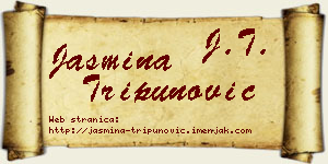 Jasmina Tripunović vizit kartica